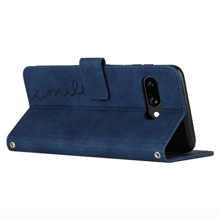 For Google Pixel 9a Case Viewing Stand PU Leather Phone Cover Imprinted Pattern