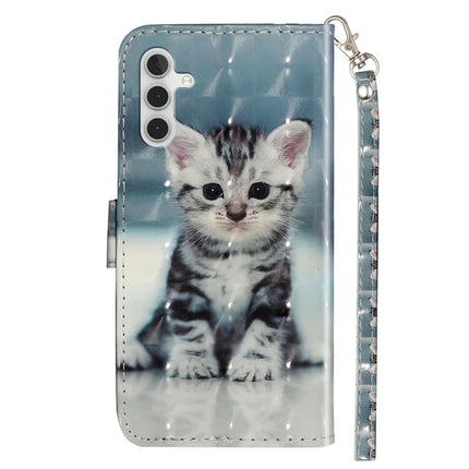 For Samsung Galaxy A16 4G / 5G Case 3D Pattern Printed Phone Leather Phone Cover