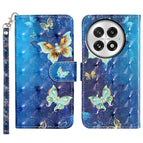 Blue Gold Butterflies