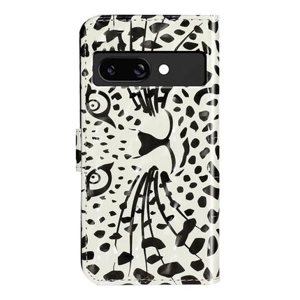 For Google Pixel 9a Case 3D Pattern Printed Phone Leather Phone Cover
