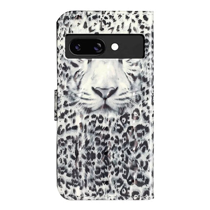 For Google Pixel 9a Case 3D Pattern Printed Phone Leather Phone Cover