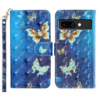 Blue Gold Butterflies