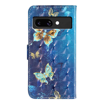 For Google Pixel 9a Case 3D Pattern Printed Phone Leather Phone Cover
