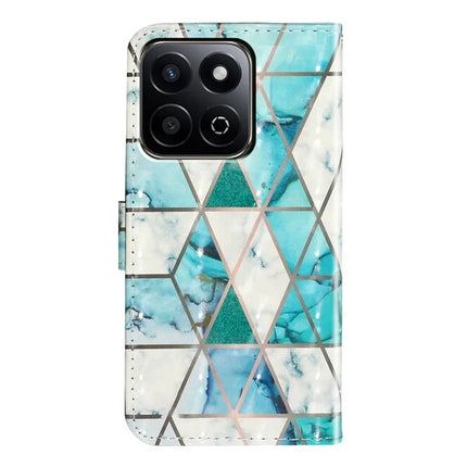 For Honor X7c 4G / 200 Smart 5G Case 3D Pattern Printed Phone Leather Phone Cover