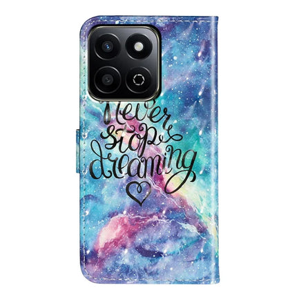 For Honor X7c 4G / 200 Smart 5G Case 3D Pattern Printed Phone Leather Phone Cover