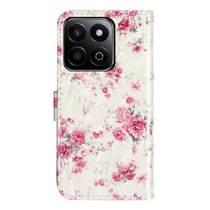 For Honor X7c 4G / 200 Smart 5G Case 3D Pattern Printed Phone Leather Phone Cover
