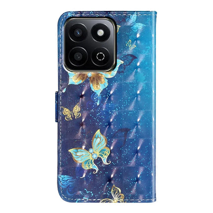 For Honor X7c 4G / 200 Smart 5G Case 3D Pattern Printed Phone Leather Phone Cover