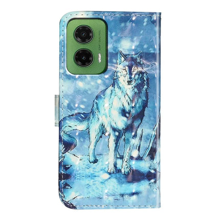 For Motorola Moto G35 5G Case 3D Pattern Printed Phone Leather Phone Cover