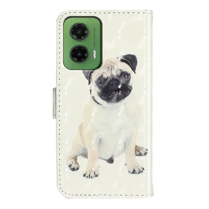 For Motorola Moto G35 5G Case 3D Pattern Printed Phone Leather Phone Cover