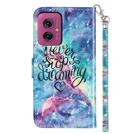 For Motorola Moto G55 5G Case 3D Pattern Printed Phone Leather Phone Cover