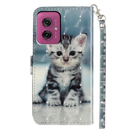 For Motorola Moto G55 5G Case 3D Pattern Printed Phone Leather Phone Cover