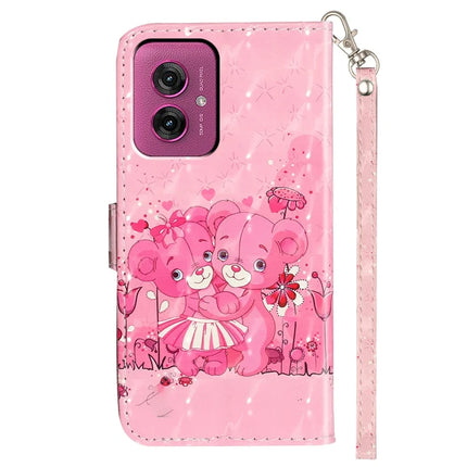 For Motorola Moto G55 5G Case 3D Pattern Printed Phone Leather Phone Cover