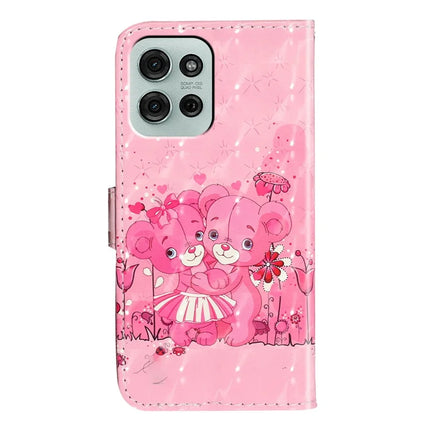 For Motorola Moto G75 5G Case 3D Pattern Printed Phone Leather Phone Cover