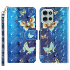 Blue Gold Butterflies