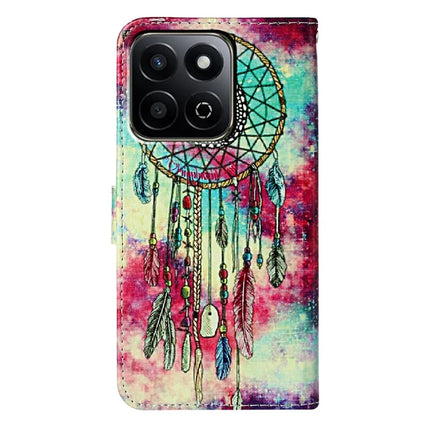 For Honor X7c 4G / 200 Smart 5G Case Pattern PU Leather Flip Phone Cover