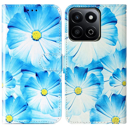 For Honor X7c 4G / 200 Smart 5G Case Pattern PU Leather Flip Phone Cover - Orchid