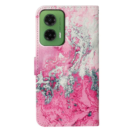 For Motorola Moto G35 5G Case Pattern PU Leather Flip Phone Cover
