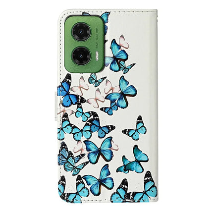 For Motorola Moto G35 5G Case Pattern PU Leather Flip Phone Cover