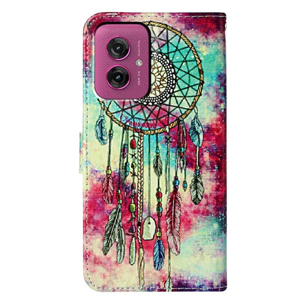 For Motorola Moto G55 5G Case Pattern PU Leather Flip Phone Cover