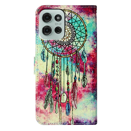 For Motorola Moto G75 5G Case Pattern PU Leather Flip Phone Cover