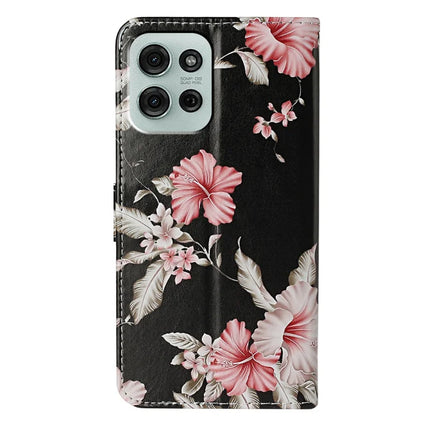 For Motorola Moto G75 5G Case Pattern PU Leather Flip Phone Cover