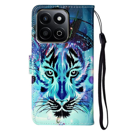 For Honor X7c 4G / 200 Smart 5G Case Pattern Leather Wallet Phone Cover with Card Holder