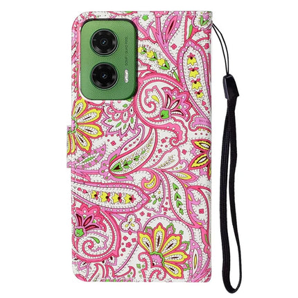 For Motorola Moto G35 5G Case Pattern Leather Wallet Phone Cover with Card Holder