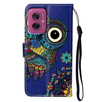 For Motorola Moto G55 5G Case Pattern Leather Wallet Phone Cover with Card Holder