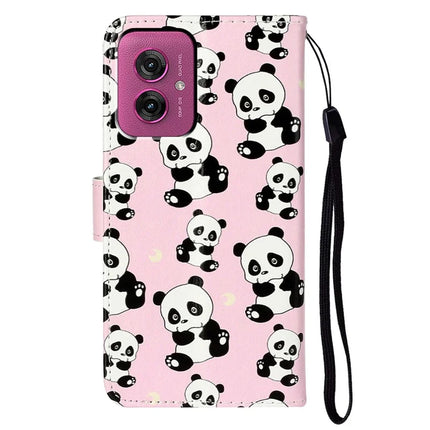 For Motorola Moto G55 5G Case Pattern Leather Wallet Phone Cover with Card Holder