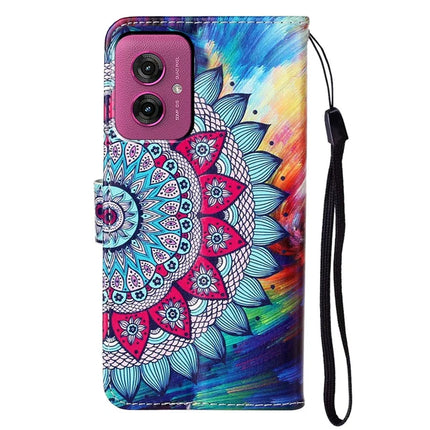 For Motorola Moto G55 5G Case Pattern Leather Wallet Phone Cover with Card Holder