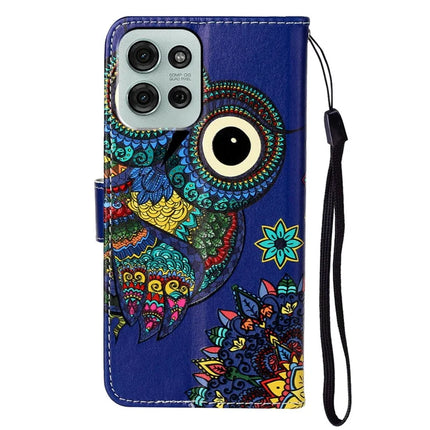For Motorola Moto G75 5G Case Pattern Leather Wallet Phone Cover with Card Holder