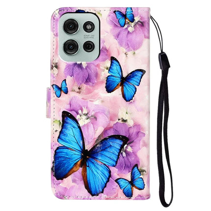 For Motorola Moto G75 5G Case Pattern Leather Wallet Phone Cover with Card Holder