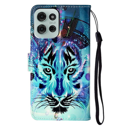 For Motorola Moto G75 5G Case Pattern Leather Wallet Phone Cover with Card Holder