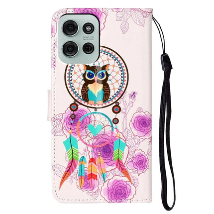 For Motorola Moto G75 5G Case Pattern Leather Wallet Phone Cover with Card Holder