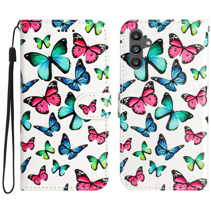 For Samsung Galaxy A26 5G Wallet Case Printed Pattern Design Leather Phone Cover - Butterflies