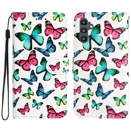 For Samsung Galaxy A56 5G Wallet Case Printed Pattern Design Leather Phone Cover - Butterflies