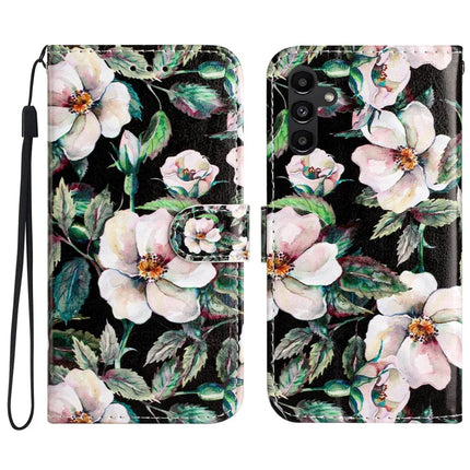For Samsung Galaxy A56 5G Wallet Case Printed Pattern Design Leather Phone Cover - Magnolia