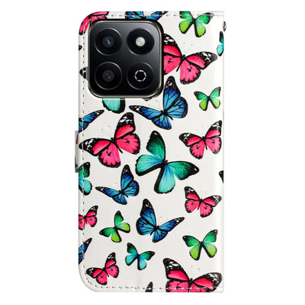 For Honor X7c 4G  /  200 Smart 5G Wallet Case Printed Pattern Design Leather Phone Cover