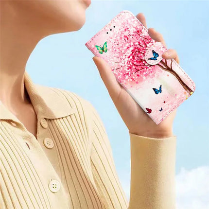 For Honor X7c 4G  /  200 Smart 5G Wallet Case Printed Pattern Design Leather Phone Cover