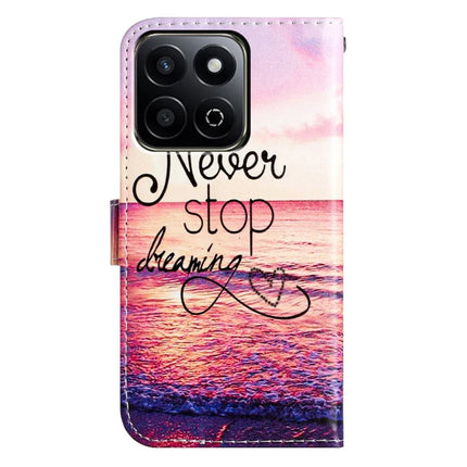 For Honor X7c 4G  /  200 Smart 5G Wallet Case Printed Pattern Design Leather Phone Cover