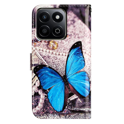 For Honor X7c 4G  /  200 Smart 5G Wallet Case Printed Pattern Design Leather Phone Cover