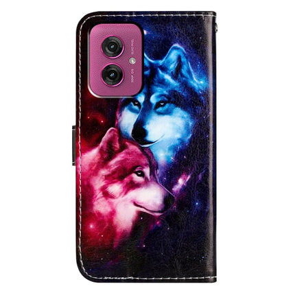 For Motorola Moto G55 5G Wallet Case Printed Pattern Design Leather Phone Cover