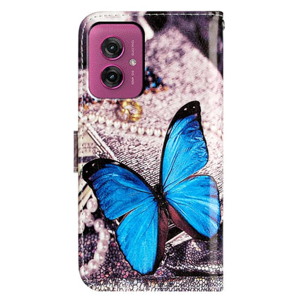 For Motorola Moto G55 5G Wallet Case Printed Pattern Design Leather Phone Cover