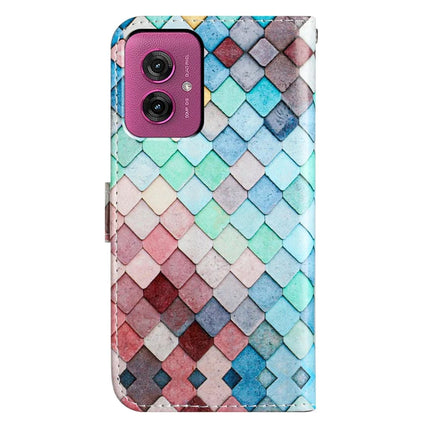 For Motorola Moto G55 5G Wallet Case Printed Pattern Design Leather Phone Cover