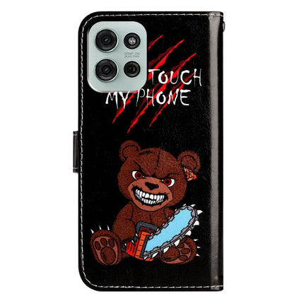For Motorola Moto G75 5G Wallet Case Printed Pattern Design Leather Phone Cover