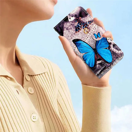 For Motorola Moto G75 5G Wallet Case Printed Pattern Design Leather Phone Cover