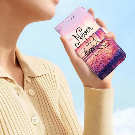 For Motorola Moto G75 5G Wallet Case Printed Pattern Design Leather Phone Cover