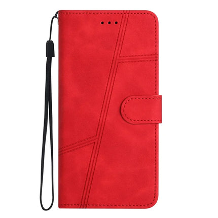 For Motorola Moto G75 5G Case Flip Leather Retro Phone Cover Lines Imprinted