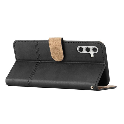 For Samsung Galaxy A26 5G Case Line Imprinted PU Leather Wallet Phone Cover