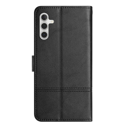 For Samsung Galaxy A26 5G Case Line Imprinted PU Leather Wallet Phone Cover